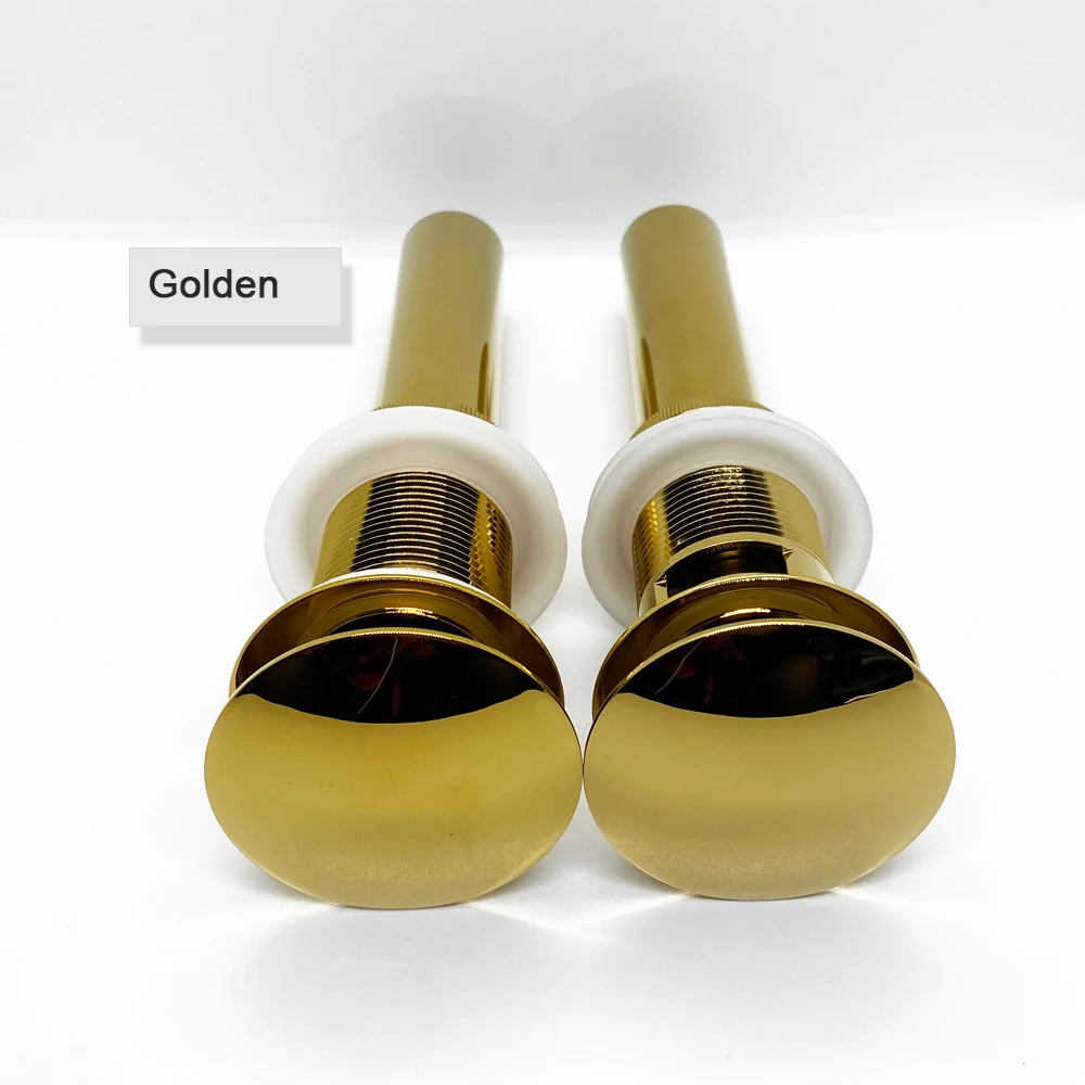 Bathroom Pop Up Drain Pipe Kits Sink Waste Stopper Valve Washbasin Water Head Leaking Stopper Set 8 Colors Gunmetal Grey White drain stopper basin drain stopper bathroom sink plug silicone drain stopper washbasin drain plug bathroom sink stopper sink drain pipe set