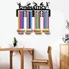 1 piece/Acrylic material medal display stand/Gymnastics pattern honor medal stand/Sports commemorative plaque/Wall storage 5