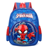 Fashion Brand Children Artoon Spider Schoolbag Boys and Girls Disney Backpack Cute KittyTwo-shoulder Bag Kids Bags 3