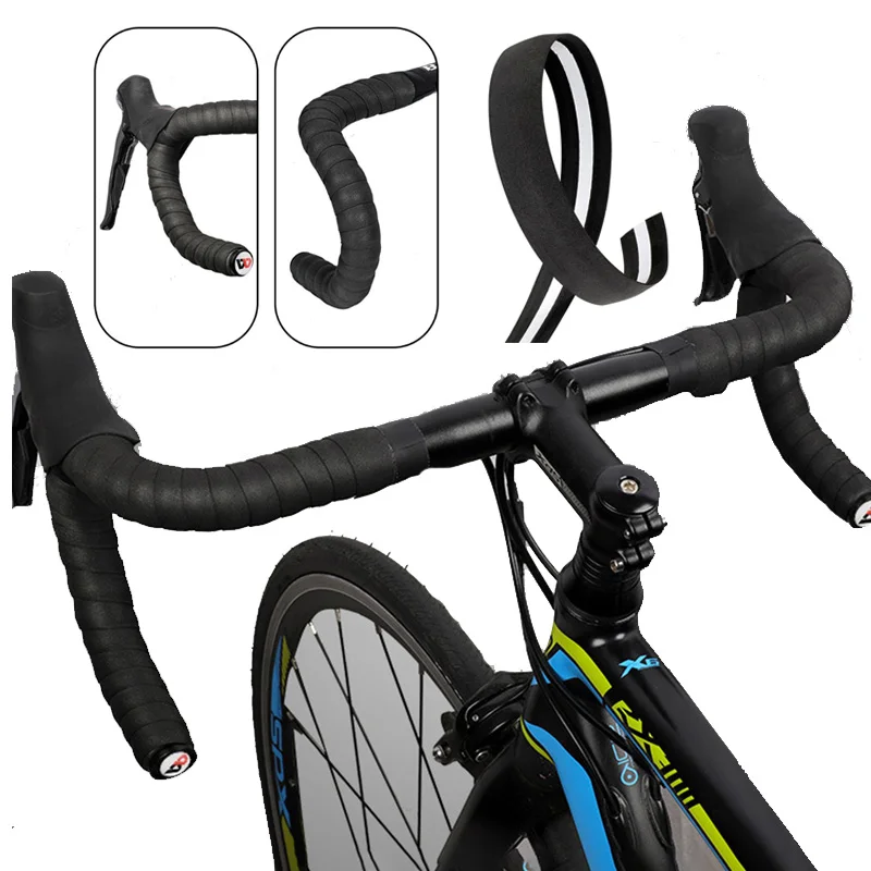 Bike Handlebar Tape MTB Road Bike Bicycle Handlebar Tape High-density Camouflage Cycling Handle Belt Bicycle Handlebar Straps Bike Accessories