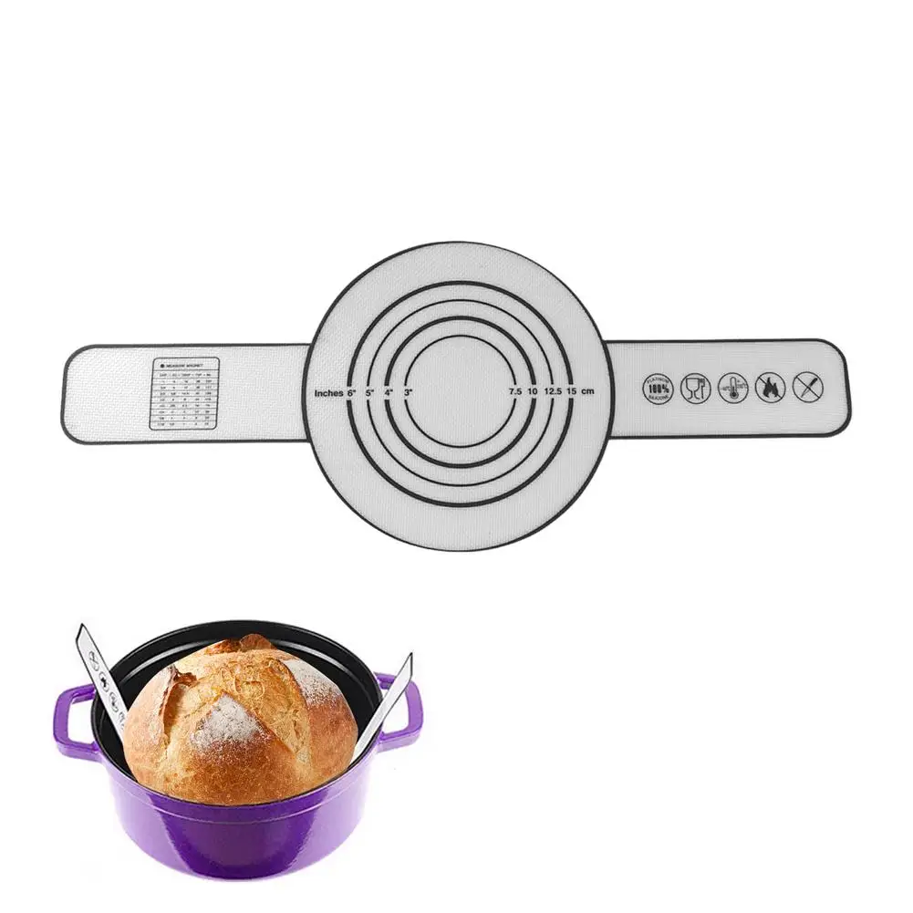 Silicone Baking Mat For Dutch Oven Reusable Dough Droplets Baking Mat