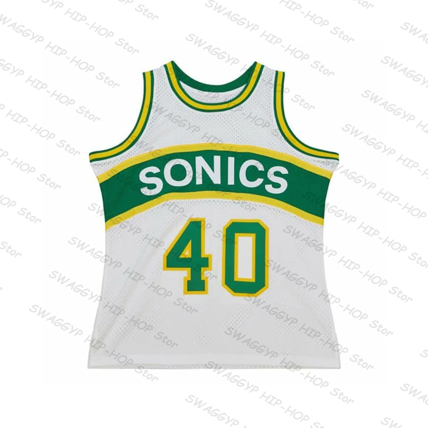 Sean Kemp 1995/96 NBA Swingman Jersey-Green #40 Classic Vintage Supersonics Player Gary Payton #20 Unisex Tops Kids/Adults downhill jerseys men sports tops
