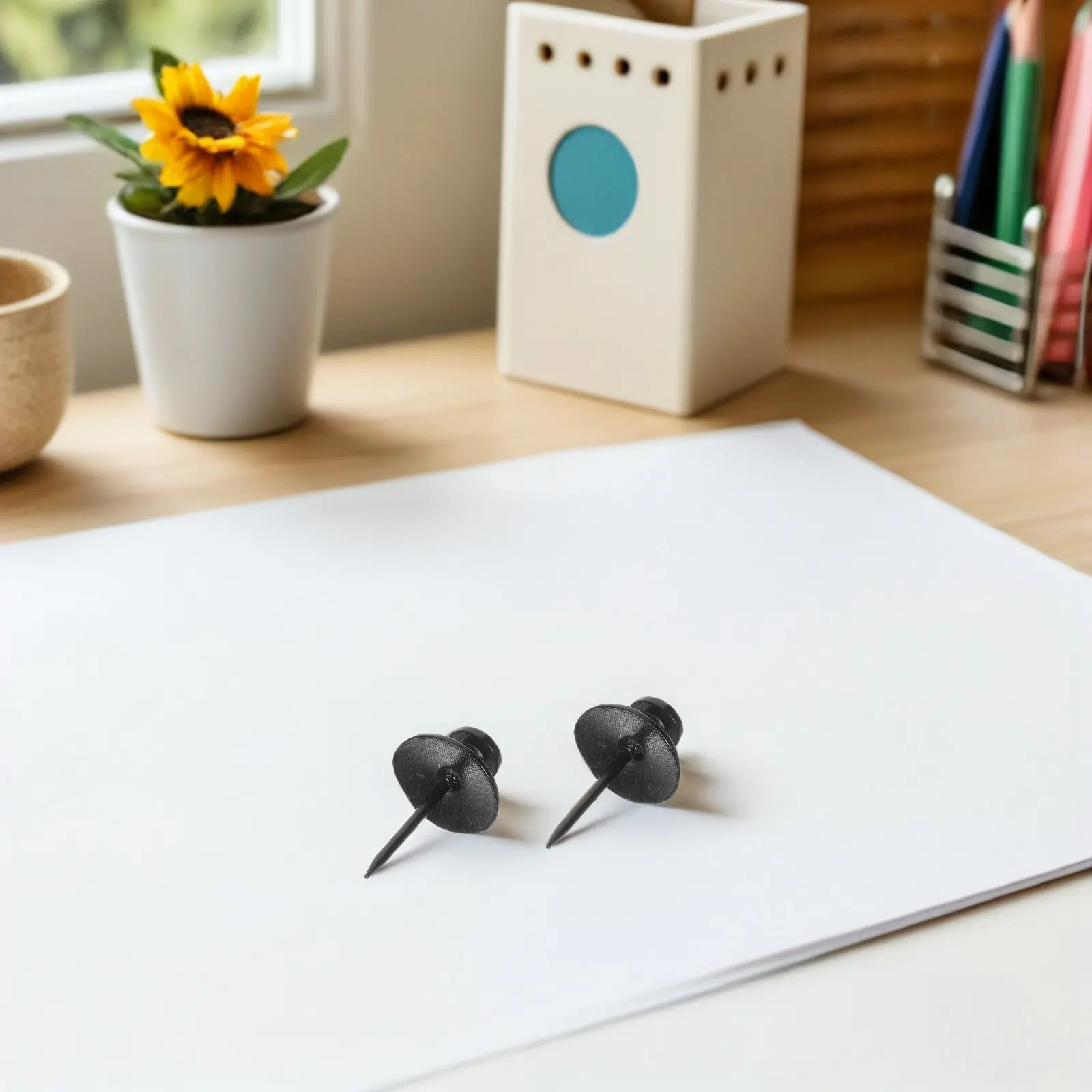 60Pcs 아연 합금 장 그림 걸이 건식벽체 석고보드 게시판용 후크가 있는 푸시 핀 간편 설치 탈부착 가능