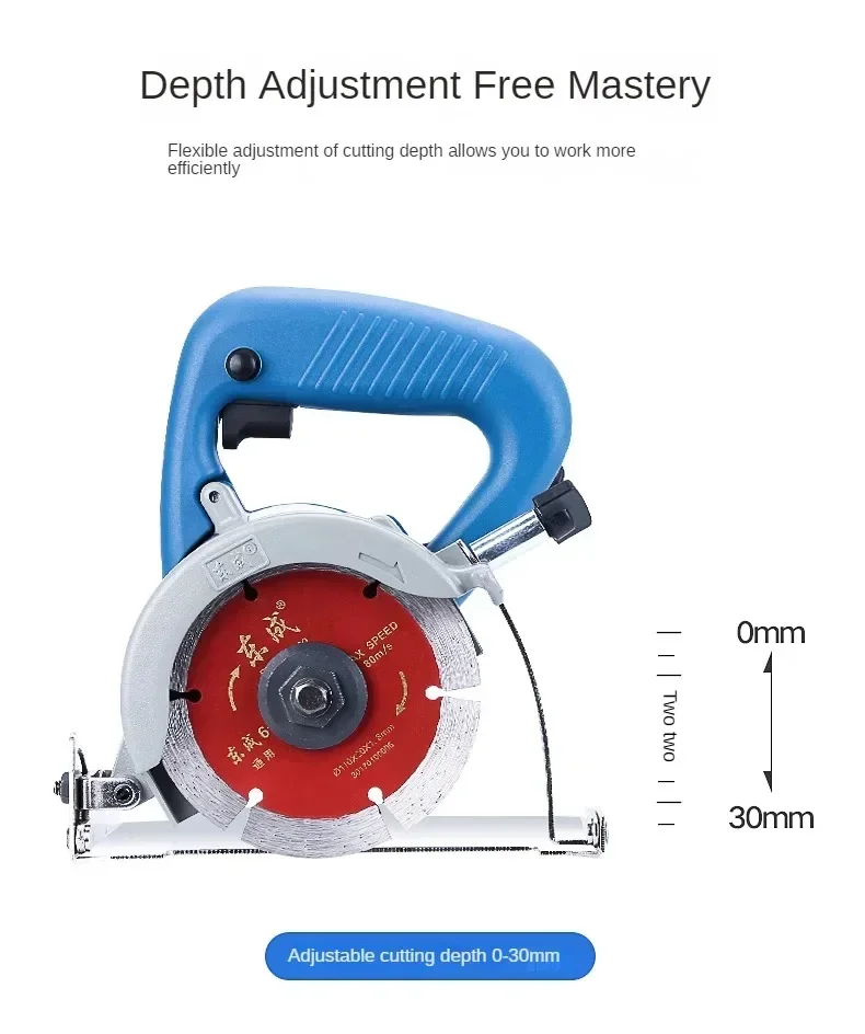 220V Professional Stone Cutting Machine for Marble with Power Motor