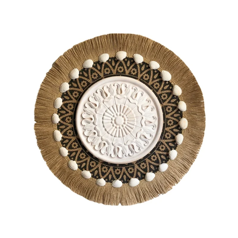Set Di 11 Cesti Da Parete Bohemian In Rattan Intrecciato A Mano – Decorazioni Murali Naturali Per Soggiorno, Camera E Ufficio