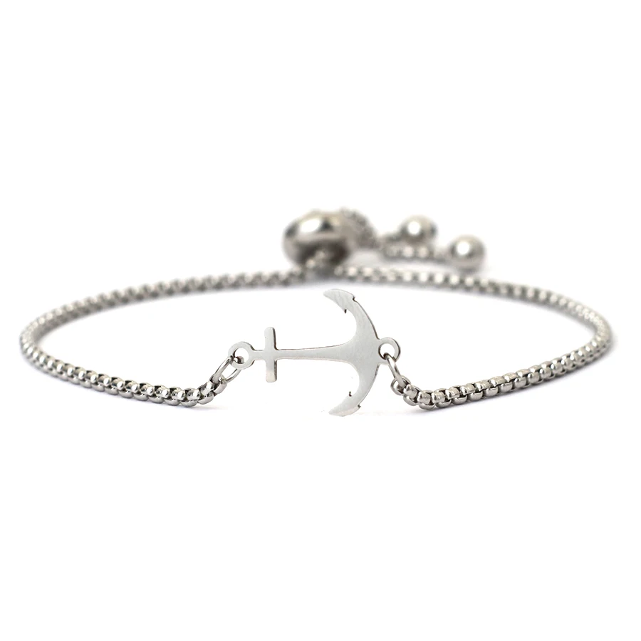 Stainless Steel Cuban Chain Link Bracelet for Men