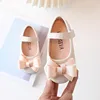 Kids Leather Shoes Girls Bow Sweet Princess Single Shoes Spring Autumn New Casual Flats Soft-soled Baby Shoes H609 5