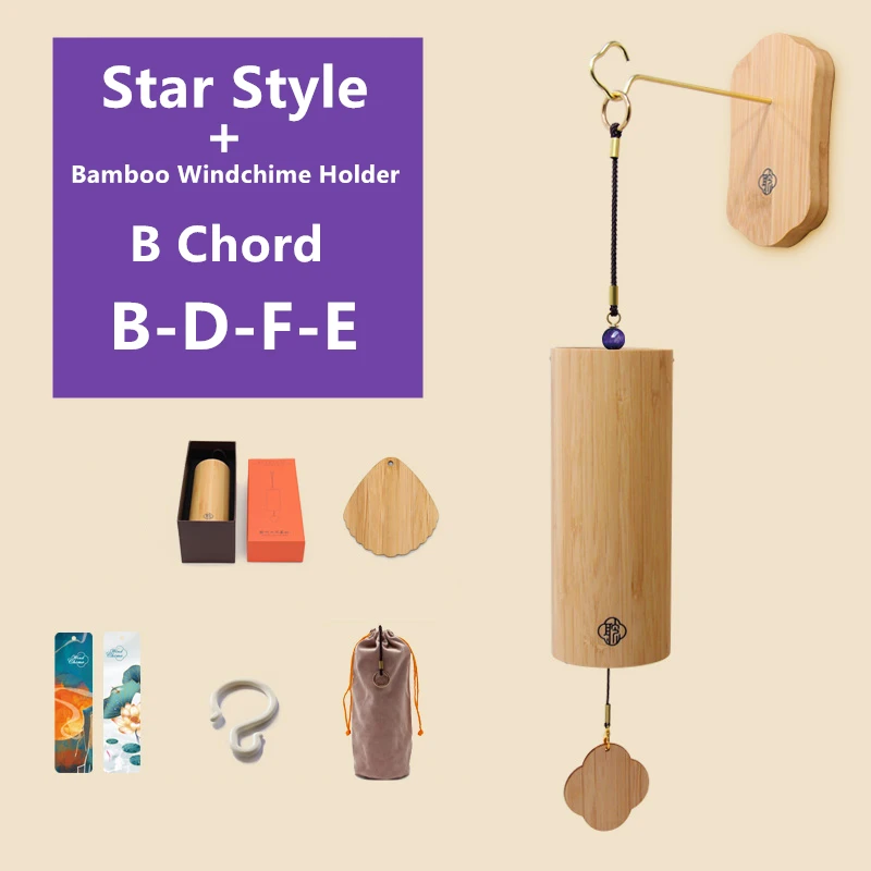 Bamboo Chord Wind Chimes Music Chimes Boho Windchime Outdoor Home Garden Decoration Yoga Meditation Music Physiothera bamboo wind chimes meditation chimes