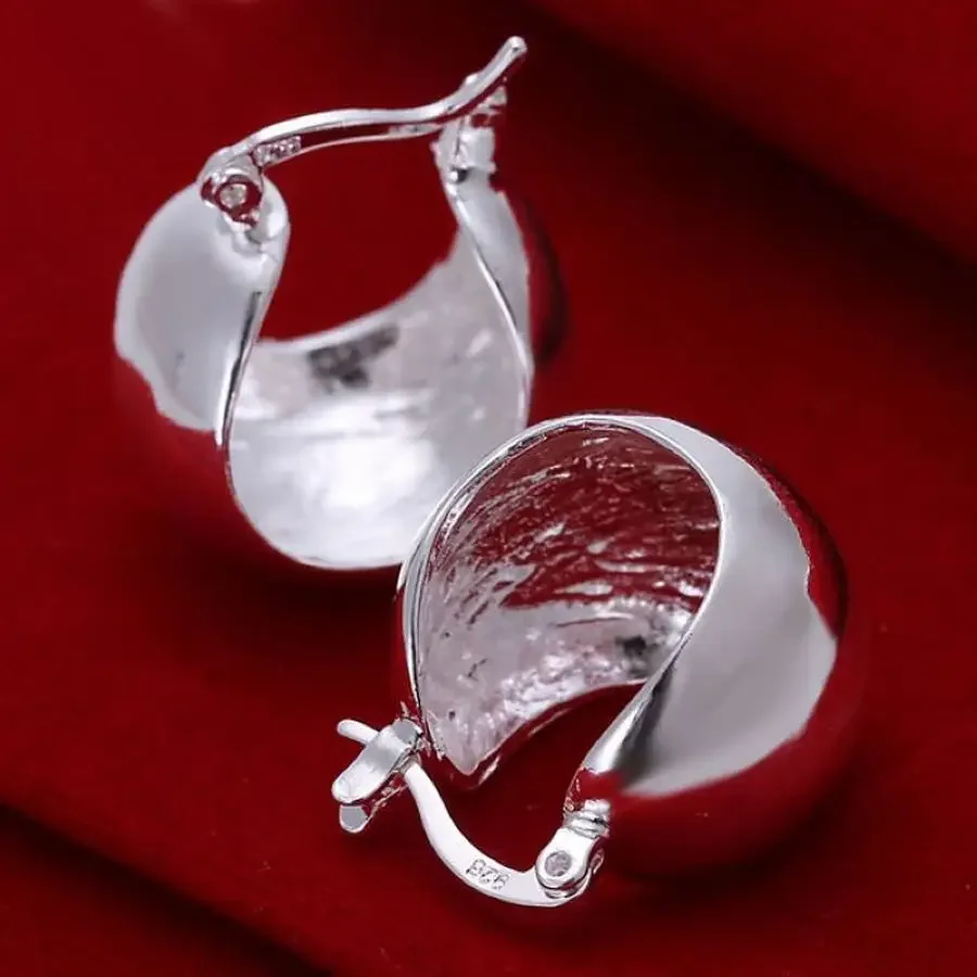 

Fine 925 Sterling Silver Earrings Wedding High Quality Popular Product Fashion Women Party Earring Jewelry Free Shipping