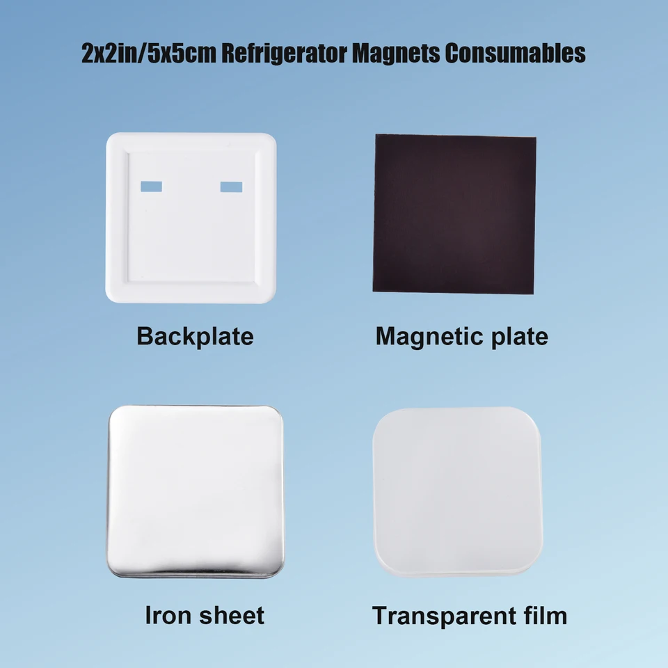 DIY Refrigerator Magnet Making Supplies 200 Pack