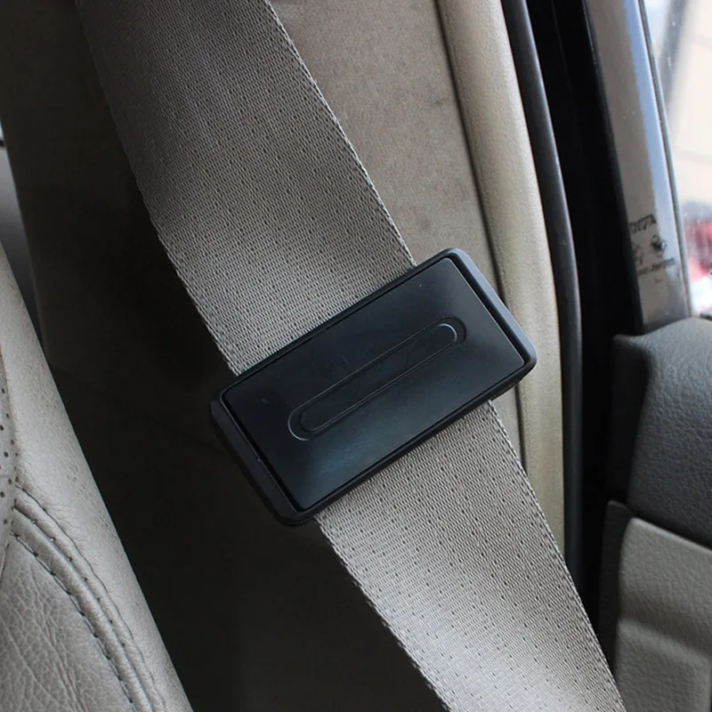 Clips de ceinture de sécurité rouge en caoutchouc de voiture