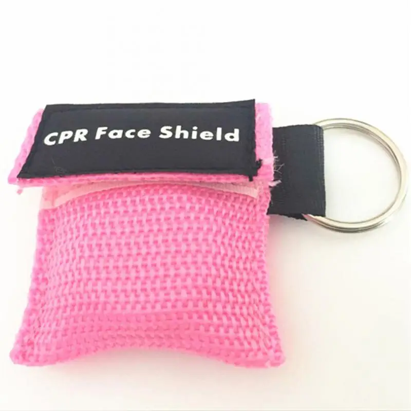 10/5/1Pcs Keychain First Aid Emergency Face Shield CPR Mask Professional Outdoor Health Care Tools Resuscitator Mask