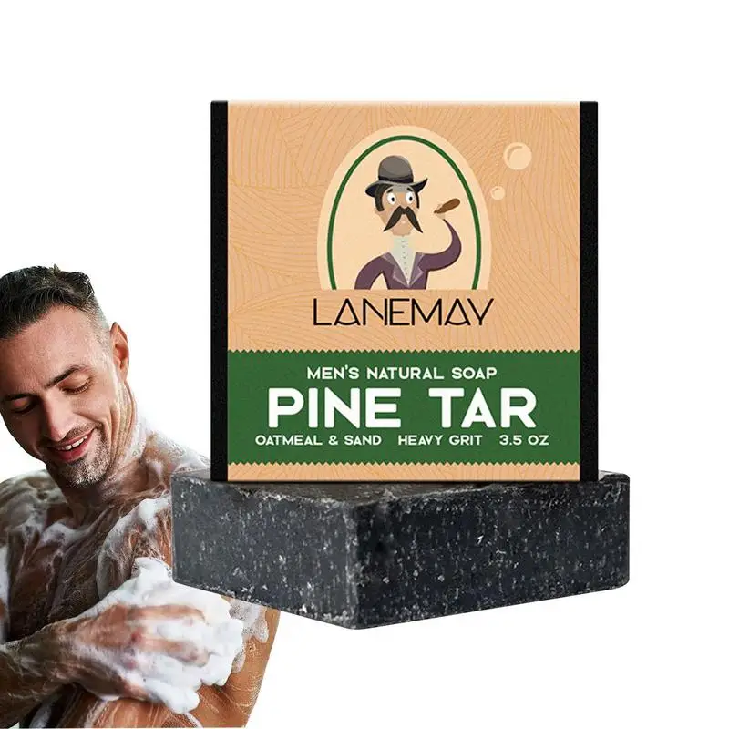 Men's Natural Soap Mite Removing Moisturizing for Deep Cleansing