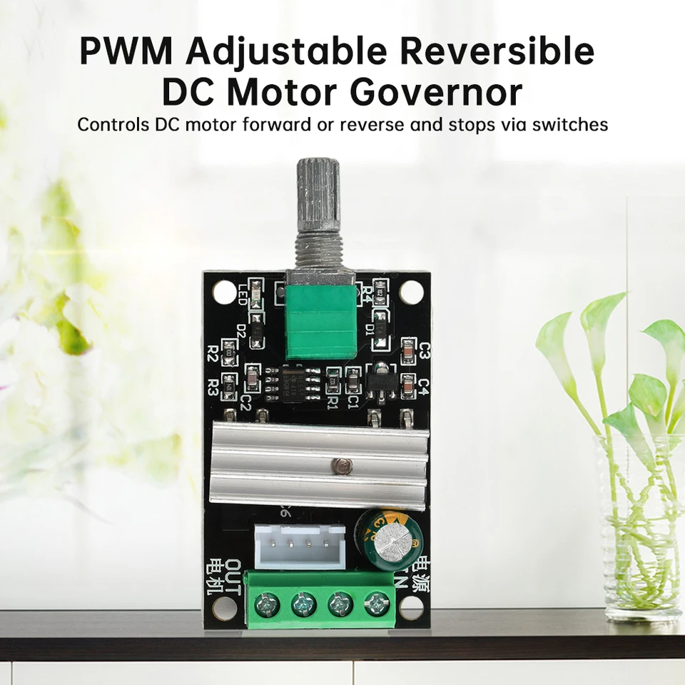5er-Pack PWM DC-Motorregler 1203B – 6–28V, 3A, 80W, Drehzahlsteller Für Gleichstrommotoren