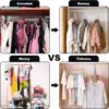 5pcs Space Saving Clothes Rack 9 Hole Magic Clothes Hanger Multicolor Hangers Clothing Organizer Hanger Plastic Clothes Rack 4