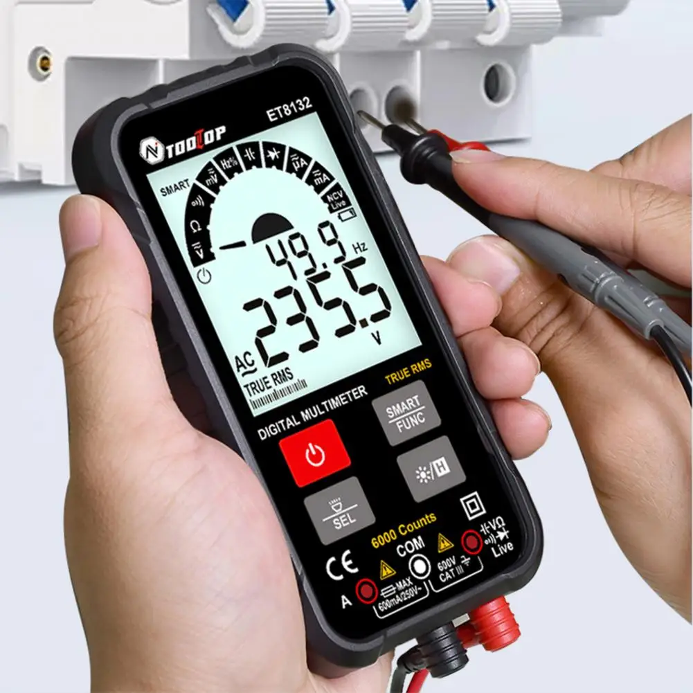 

Durable Rust Resistant Auto Multimeter Plastic Multimeter Electronic Turntable Multi-function