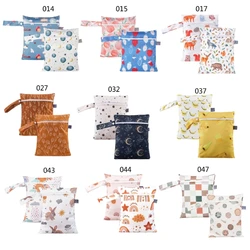 2pcs Stain Resistant Diaper Durable & Friendly Wet Bag Handy Wet Bag Lightweight Perfect for On the Go Parents