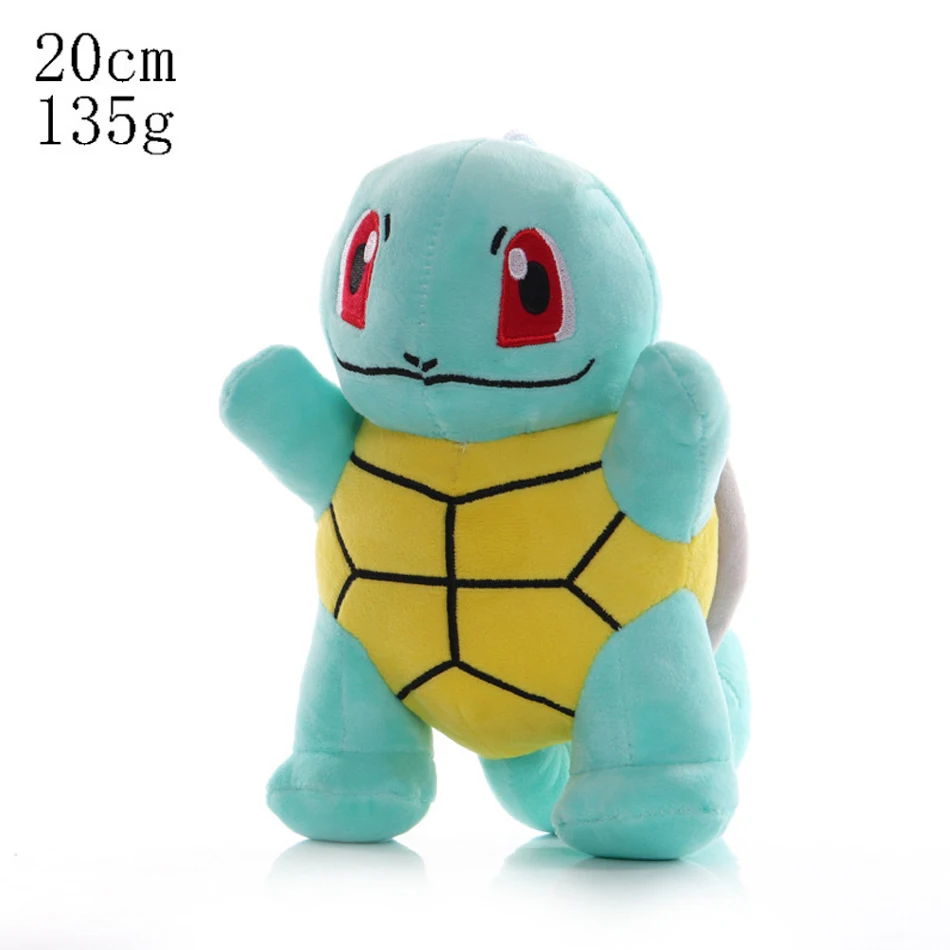 thumbnail image 1 of Peluche de Pokémon, Pikachu, Eevee, Charmander, Squirtle, Charizard, Blastoise, Bulbasaur, figura de anime, muñeco para bebé, regalo de Navidad, 1 of 5