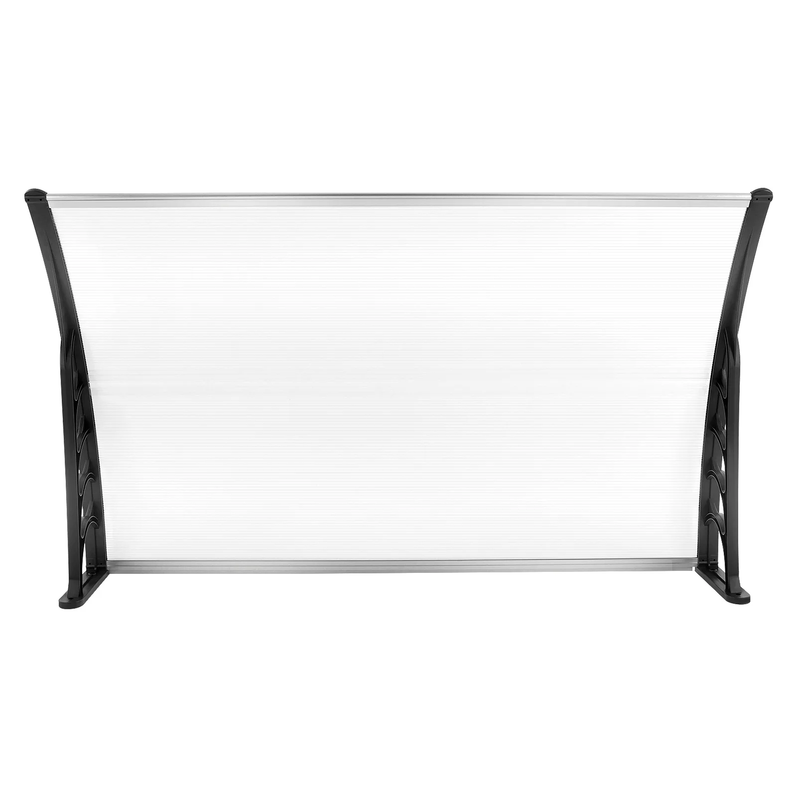 Bogenförmiger Überdachungs-Baldachin aus Polycarbonat PP, Wetterfester Überdachungs-Schutz, Langlebiger, Robuster, Transparenter Baldachin für Haustür, Terrasse, Balkon – Detail 7