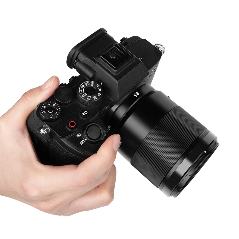 용누오 YN85mm F1.8S 85mm F1.8 DF DSM 카메라 렌즈 자동 초점 렌즈,  E 마운트 카메라용 금속 방수 조리개 렌즈