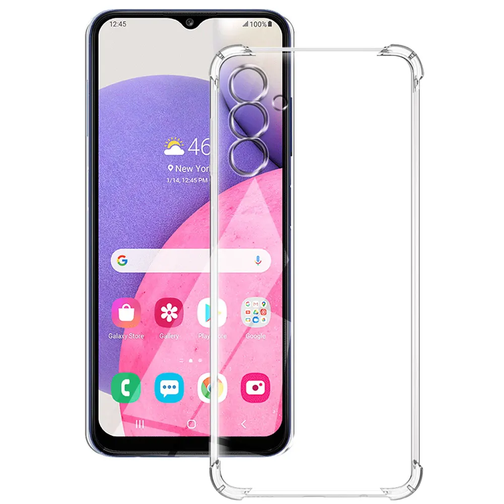 Thick Shockproof Clear Phone Case with Enhanced Protection