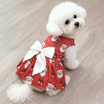 Christmas Santa Pet Dress 1