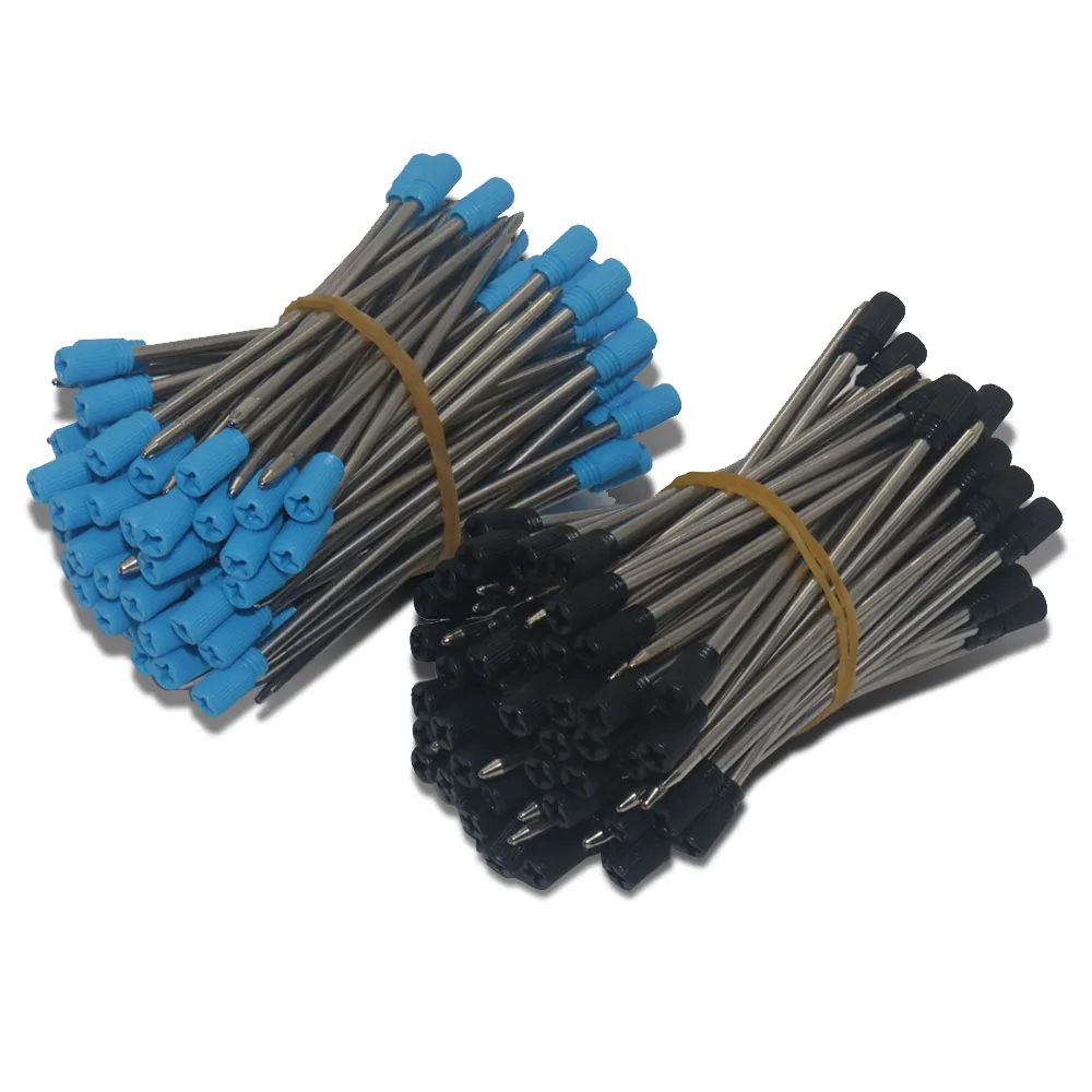 20 Pcs 7cm 길이 금속 펜 리필 다이아몬드 크리스탈 볼 포인트 펜 리필 0.7mm 사무실 학교 용품에 대 한 특별 리필