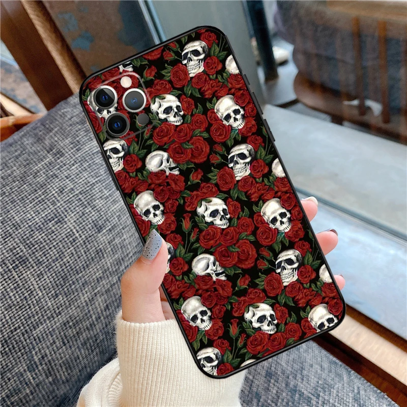 Gothic Fashion Skull Phone Case Cover