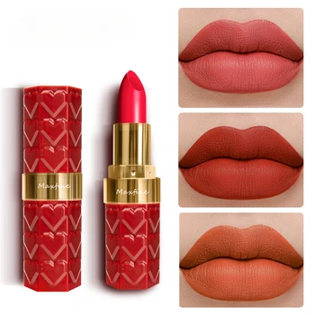 18 Colors Matte Lipsticks Waterproof Long Lasting Lip Stick Not Fading Nude Red Pink Velvet Lipsticks Makeup Cosmetic