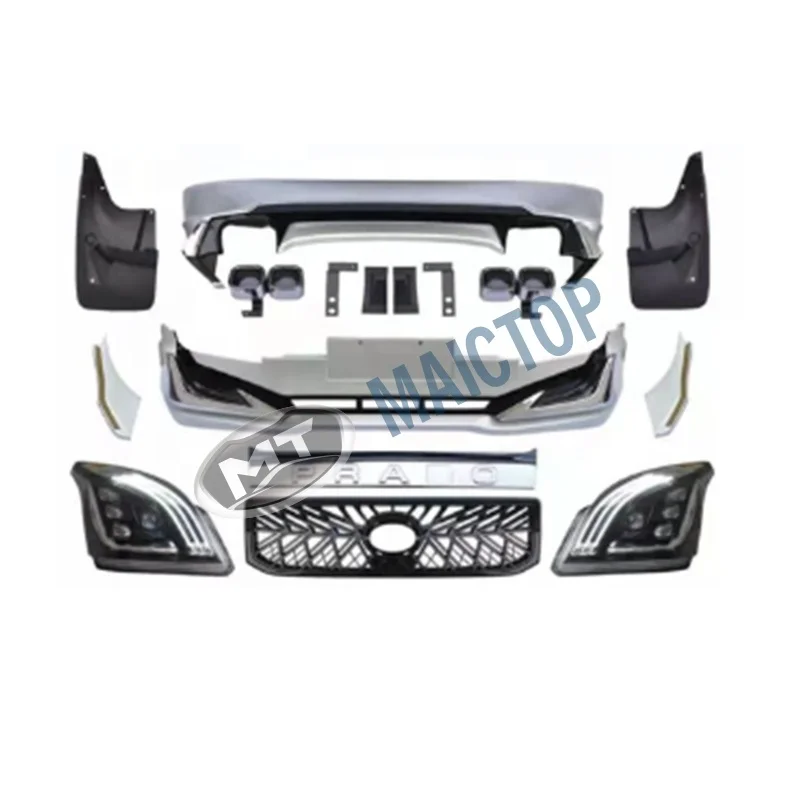 

MAICTOP автомобильные аксессуары для prado 120 03-09 facelift обновление до 18-21 150 facelift modelisa 4 линзы светодиодные фары trd гриль