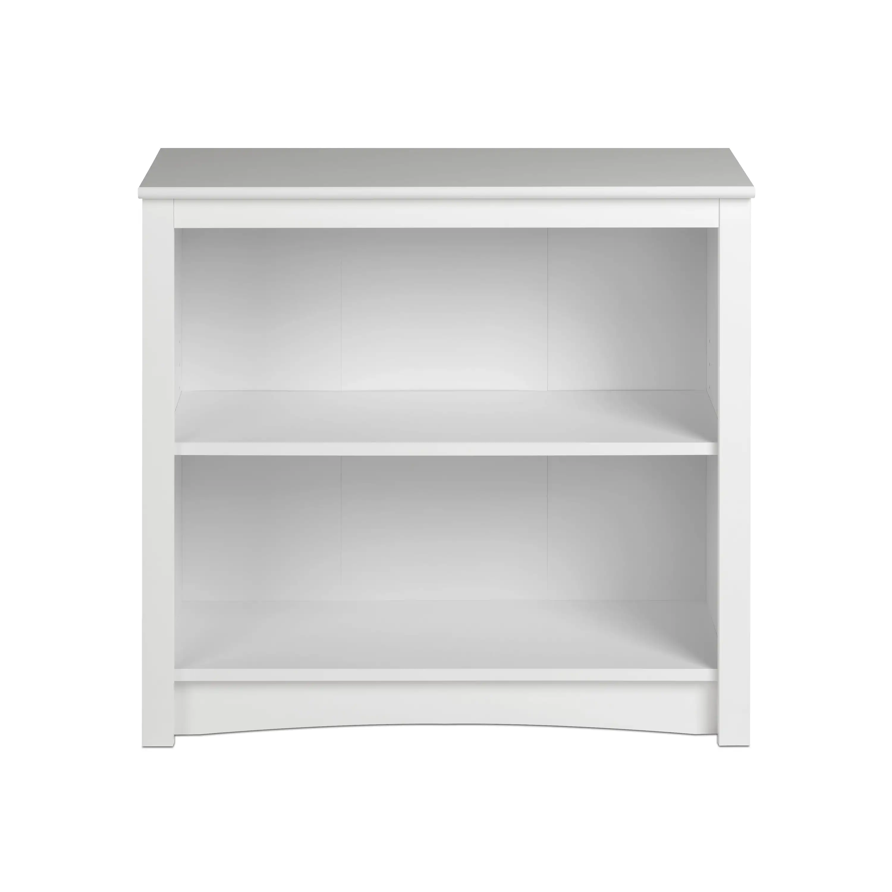 

Prepac Home Office 2-Shelf Standard Bookcase with Durable Laminate Finish White
