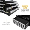 Tools Portable Metal Tool Chest Box with Drawers - 26" Tool Chest Cabinet Ball Bearing Slide Drawers Locking Storage Gar 6