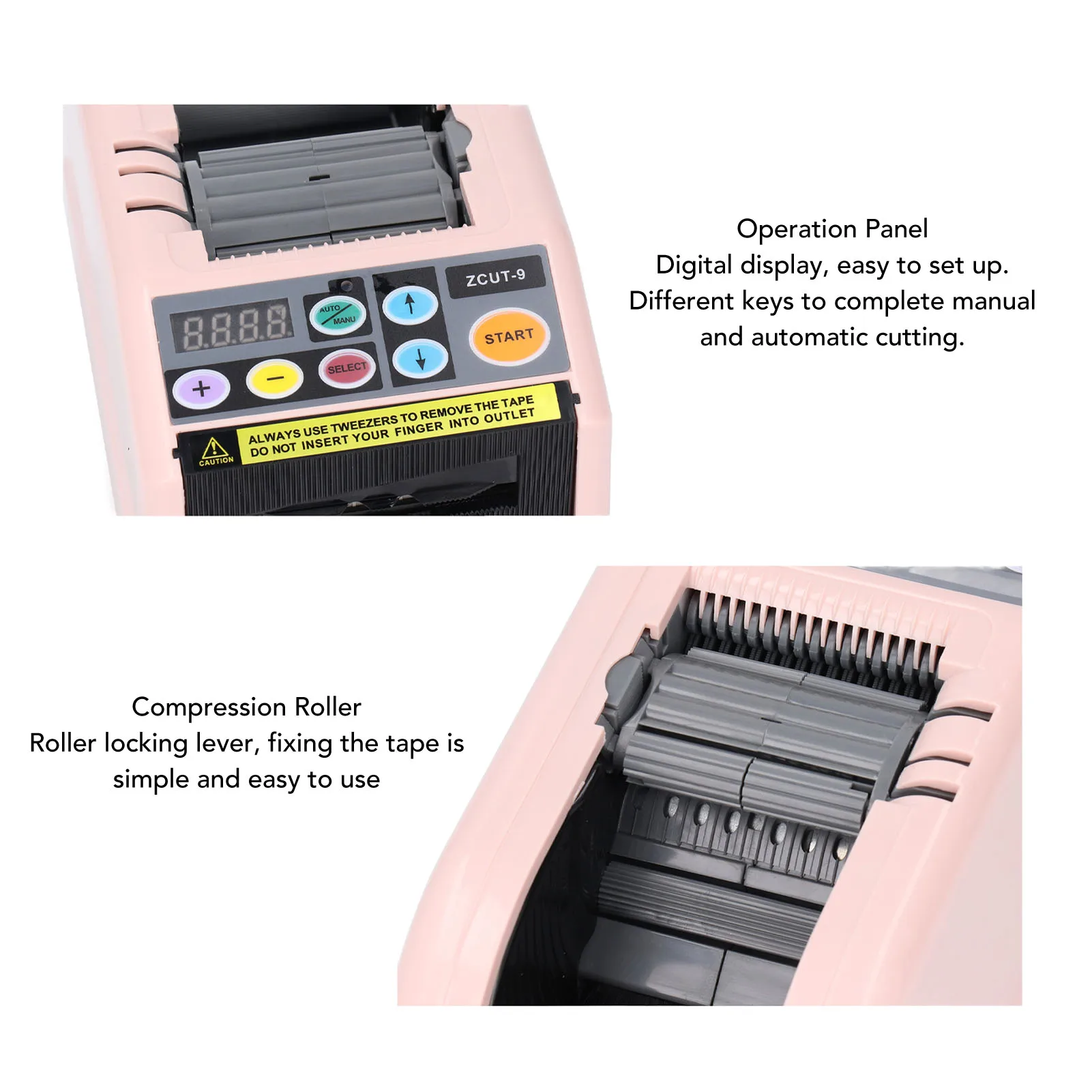 Ribbon Cutting Machine Smart Storage Function Tape Cutter Machine Safe Wide Application Accurate Cutting Efficient for Schools