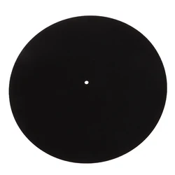 Premium Audiophile Slip Mat for Vinyl Record Turntables - High - Quality Felt Platter Mat for Enhanced Audio Experience (Black)