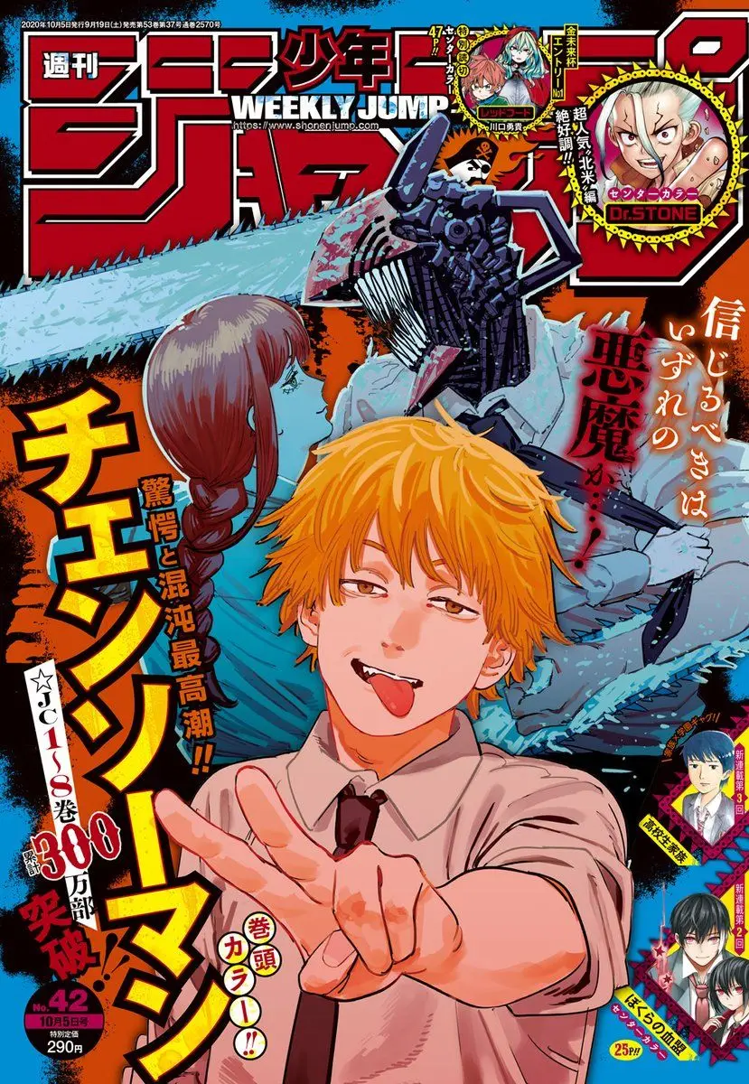 Chainsaw Man Anime Wall Art Canvas Poster