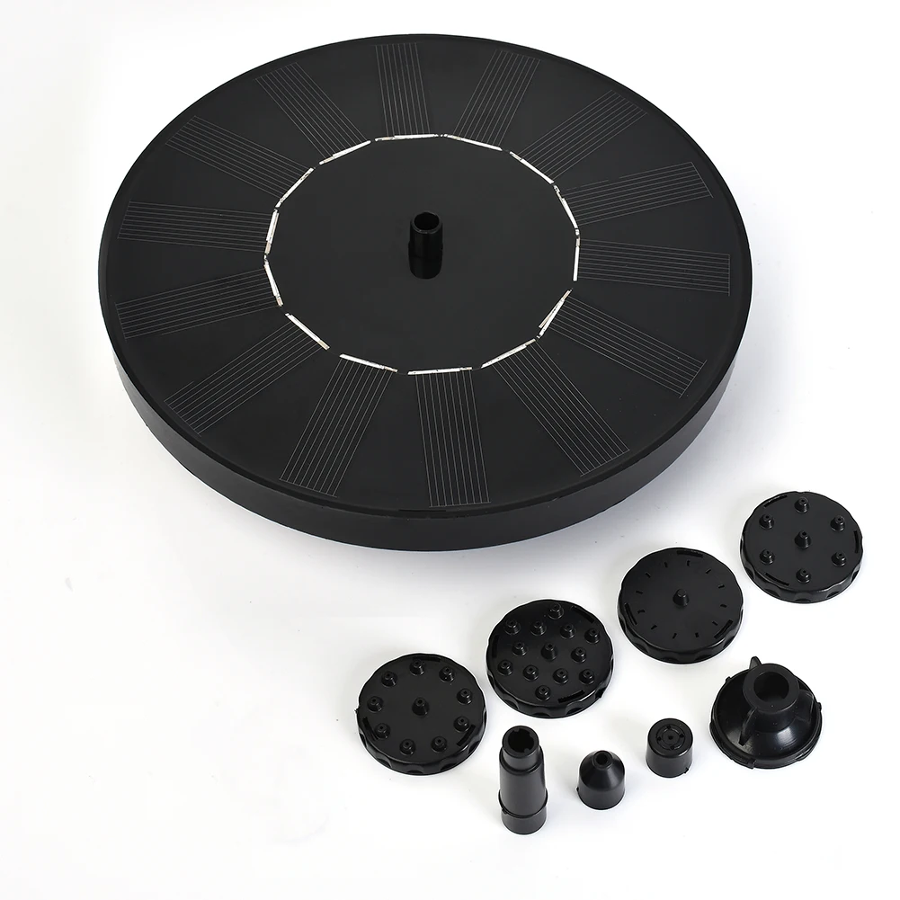 Solar Powered Outdoor Fountain Pump for Garden Pond Bird Bath