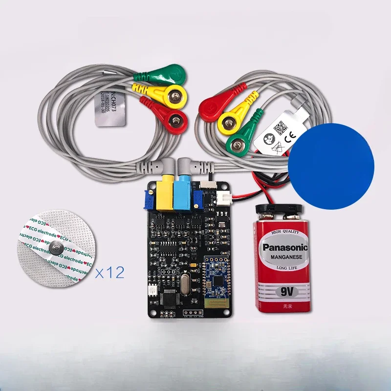 

Dual-conductive muscle electrical sensor module set gesture recognition smart wearable device