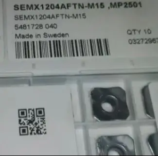 ORIGINAL 10PCS CARBIDE INSERT SEMX1204AFTN-M15 MP2501