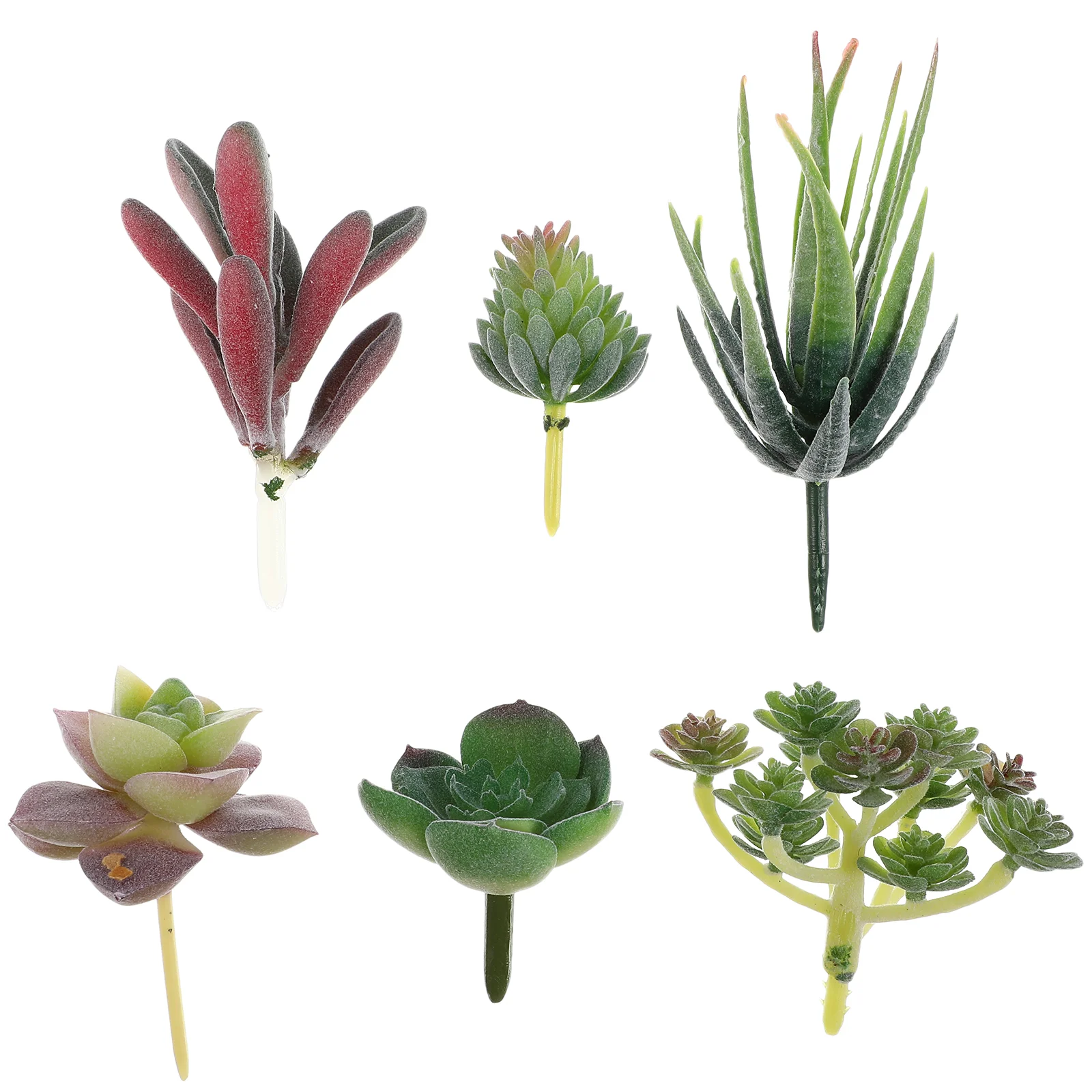 

6pcs Artificial Succulents, Realistic Arrangements Artificial Plants for Outdoor and Indoor Decor