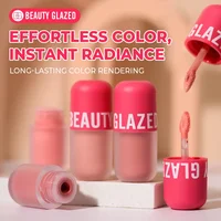BEAUTY GLAZED – sérum blush 5 couleurs, longue durée, imperméable, teinte naturelle pour les joues, crème mate pour le visage, maquillage, cosmétiques 3