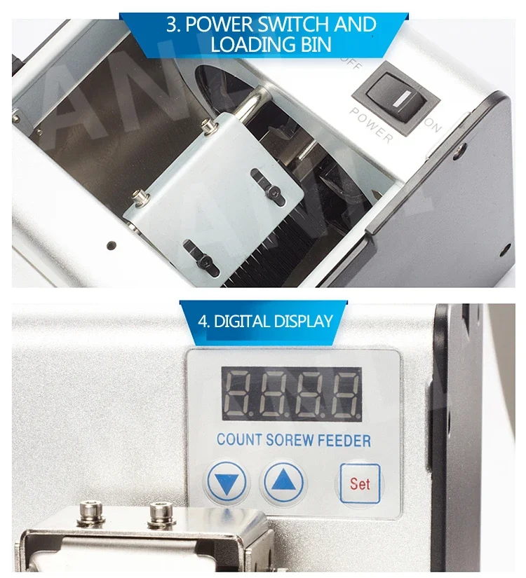 220V New KLD-K50/KLD-K52 Automatic Digital Display Screw Arrangement Machine 15W