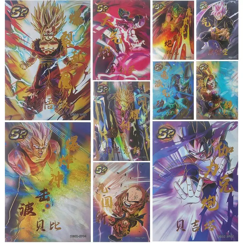 

Anime Dragon Ball Torankusu Bejita Yonsei Frieza Son Goku collection card Christmas birthday gift Two-dimensional peripheral