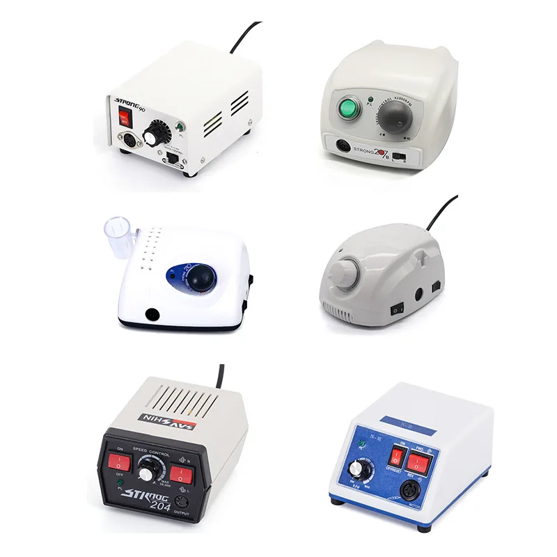 65W Power Control Box Strong 210 Marathon Per Micromotore Manipolo Nail Drills Manicure Machine Pedicure Electric Equipment
