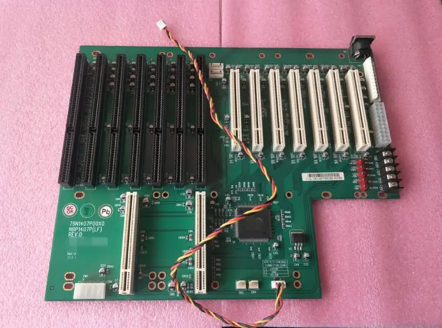 

PCI NBP1407P(LF) REV:D ISA Bus Slot Industrial passive backplane Full-size CPU Card Supports ATX/AT power interface