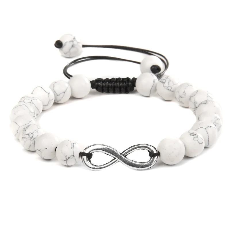 Fashion Endless Love Infinity Chain Charm Bracelets For Women Men