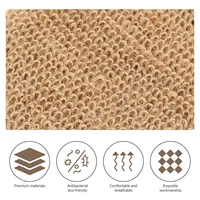 2 PCS Jute Bath Gloves Scrubbing Towels for Body Shower Hand Cleaning Washing Tool 2