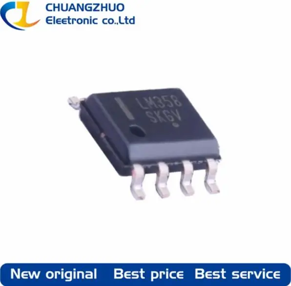 

10Pcs/Lot New original LM358DR2G LM358 45nA Dual 1MHz SOIC-8 Operational Amplifier