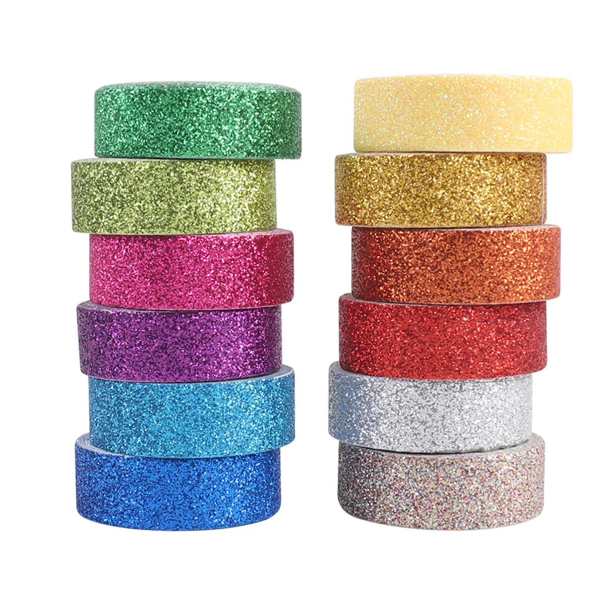 12 rolls/box of exquisite shiny dusting washi tape, DIY diary, scrapbook, photo album decoration tape, gifts for friends 3