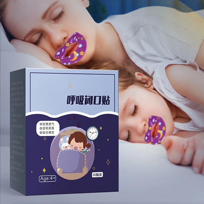 

30 шт./корт. Наклейки против храпа для детей и взрослых ночного сна, губ, носа, улучшение дыхания, коррекция рта, наклейка, лента