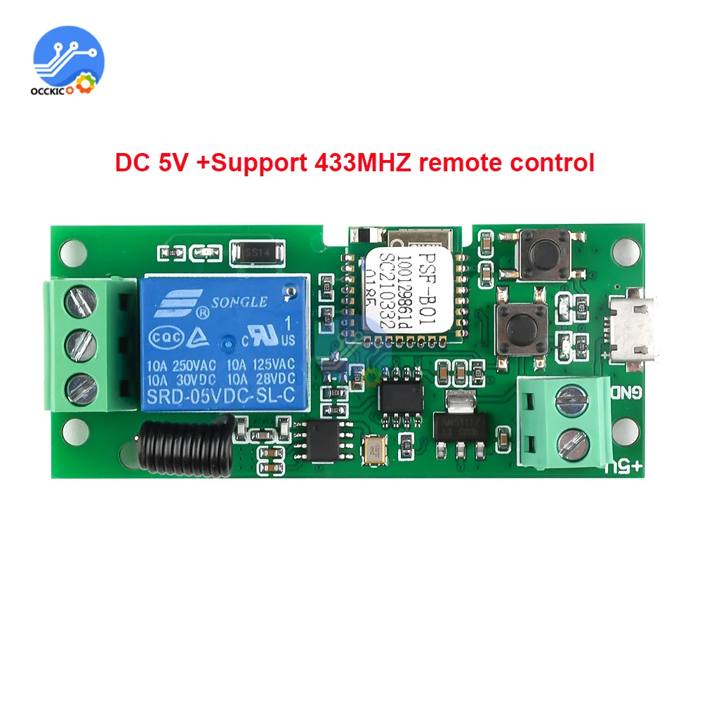 Smart WiFi Relay Module for Remote Home Automation Control